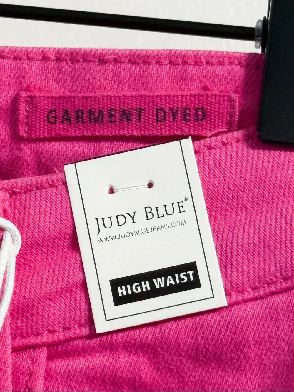 Judy Blue Pink Garment Dyed High Waist Flare Jeans 11/30 NWT - Picture 7 of 17